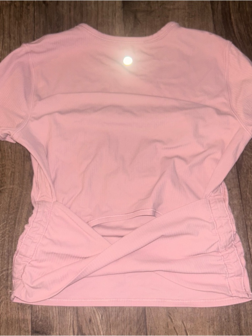 Lululemon Short Sleeve Ruched Side Top